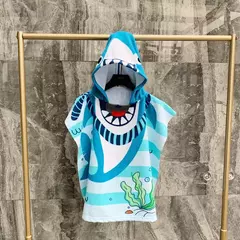 Toalha de banho com capuz Quick Dry para crianças, roupão Quick Dry, toalhas de poncho para desenhos infantis, coberturas de microfibra, 80-130cm na internet