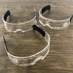 Acrílico led luminoso óculos de festa brilho neon light up visor óculos dj bar festa eyewear para o dia das bruxas natal na internet