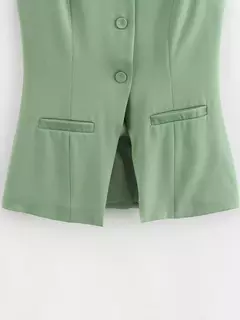 TRAF-Colete de botões sem mangas feminino, jaquetas de verão, colete rosa, streetwear, blusa de moda feminina, branco, 2022 - loja online