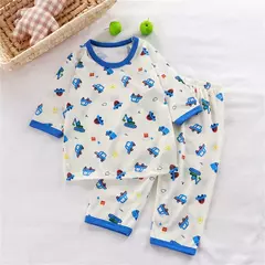 Hibobi-Conjunto infantil de roupas íntimas de manga 3/4, pijama do bebê, roupas de ar condicionado, roupas de verão, treino, 2 peças - Wolf Magazine