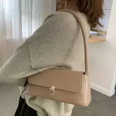 Bolsas Crossbody monocromáticas para mulheres, bolsa de ombro, bolsas axilas, bolsa feminina, marca de luxo, design de moda, 2023 - comprar online