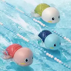 Brinquedo bonito tartaruga de natação para criança, Brinquedos de água para bebê, Banho clássico, Água, Corrente, Relógio, Piscina, Praia, 3 peças na internet