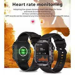 Xiaomi-relógio inteligente militar para homens, IP68, 5ATM, esportes ao ar livre, rastreador de fitness, monitor de saúde, 1,96 ", chamada BT, novo, 2021 na internet