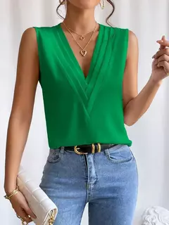 Blusas soltas, sem mangas, camisas grandes, tops femininos elegantes, monocromáticas, casuais, moda jovem, verão na internet