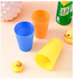 Copos de café reutilizáveis de plástico macio, leite, café, cerveja canecas para festa, bar, ao ar livre, portátil, acampamento, piquenique, viagens Tumbler, doces, 160ml, 2pcs, 5pcs - loja online