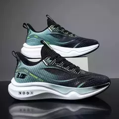 Tênis esportivo de malha casual masculino, tênis antiderrapante, respirável, leve, corrida ao ar livre, tênis, novo, 2024 - Wolf Magazine