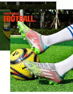 FG TF Indoor Soccer Shoes para Homens, Treinamento com Grama, Rápido, Antiderrapante, Chuteiras de Futebol Profissional, Botas, Futebol, Sociedade, Original na internet