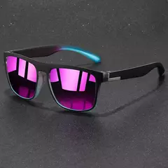 Óculos de sol retrô anti-reflexo para homens e mulheres, designer de luxo, óculos de pesca e condução, moda, UV400