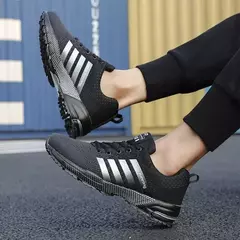 Tênis de corrida antiderrapante respirável unissex, tênis leves, caminhada, corrida, academia, mulheres, homens, esportes, casual, mocassins, unissex, moda - loja online