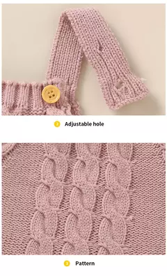 Macacão infantil de malha sem mangas, roupas de bebê recém-nascido, macacões de cor sólida, roupas infantis, primavera e outono - loja online
