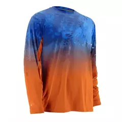 Imagem do Camisa de pesca masculina verão secagem rápida upf 50 + uv camiseta esporte ao ar livre topos engrenagem camisa roupas de peixe corrida correndo sportwear