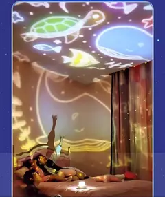 Luz noturna estrelada do projetor, céu giratório, lâmpada da lua, lâmpada da galáxia, decoração do quarto do repouso, luzes do Natal para miúdos, presente - comprar online