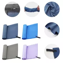 Imagem do Toalhas de Viagem Super Absorvente de Microfibra, Toalha de Secagem Rápida, Ultra Leve para Yoga, Natação e Ginásio, Alta Qualidade, 30x30cm, 40x80cm