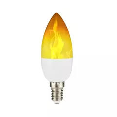 Emulação LED Dinâmica Flame Light, Lâmpada De Milho, Lâmpada De Efeito Flickering, Lâmpadas Criativas, Decoração De Casa, E14, E27, B22, AC 85-265V - Wolf Magazine