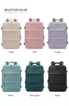 USB Carregamento Laptop Mochila para Mulheres, Mochila Escolar para Adolescente, Saco de Sapato Independente, Saco De Viagem Ao Ar Livre, 15.6";;VERDADEIRO;;"army green