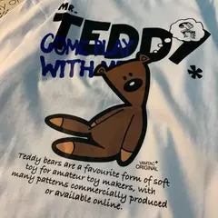 Homens e mulheres com impressão de letras superdimensionada camiseta de manga curta, streetwear hip hop, roupas vintage, camiseta solta - Wolf Magazine