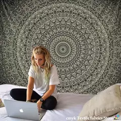 Mandala Tapeçaria para Decoração de Casa, Beach Yoga Mat, Colcha de Mesa, Pendurado, Boêmia, Indiano, Hippie, Quente, Novo, 210x148cm - loja online
