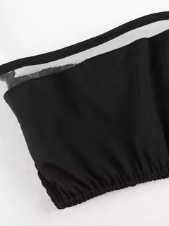 Conjunto sexy de biquíni feminino, sutiã de renda, mini saia, férias de praia, fato de banho feminino casual, 2 peças, verão