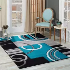 Tapete geométrico nórdico para sala de estar Tapetes de grande área Tapete de banheiro moderno Decoração luxuosa Mesa de sofá Tapis - comprar online