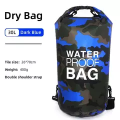 Sacos impermeáveis secos e molhados da separação, trouxa do bolso para o caiaque, canoagem, natação, esportes ao ar livre, XAZ9, 30L, 15L