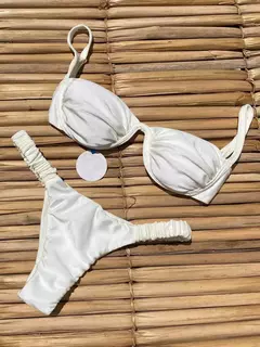 Imagem do Conjunto de biquíni sexy push up para mulheres, maiô brasileiro, moda feminina, roupa de banho monocromática, moda praia brilhante, 2021