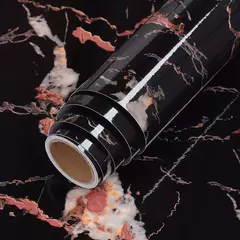 Self-Adhesive Marble Vinyl Wallpaper, PVC, impermeável adesivos de parede, Papel de contato, DIY, banheiro, cozinha, armário, bancadas - Wolf Magazine