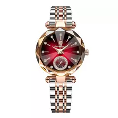 POEDAGAR-Relógio feminino impermeável em aço inoxidável, elegante relógio de pulso para senhoras, vestido luxuoso, relógios quartzo diamante na internet