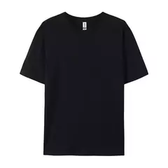 Camiseta de manga curta feminina, 100% algodão, monocromática, branca, preta, solta, com o pescoço, casual, moda feminina, tops verão