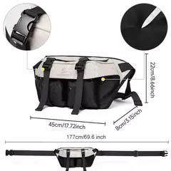 Bolsa Peito de Nylon Impermeável para Homens, Bolsa de Ombro Estilingue, Ciclismo, Esporte Diário, Ciclismo, Alta Qualidade, Tendência, Fit, 7.9 Polegada, iPad - Wolf Magazine