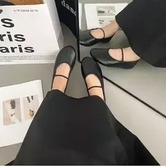 Sapato de balé raso para mulheres, sola macia, casual, ao ar livre, sapato de bailarina, sapatilhas, senhoras, designers, moda