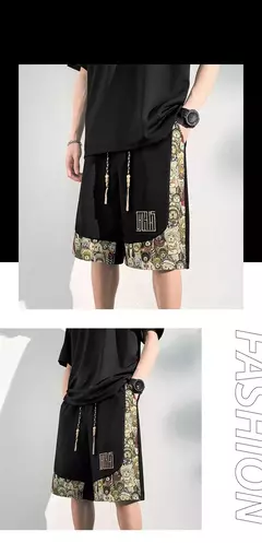 Shorts de homens bordados, roupa masculina, roupa de praia, basquetebol, corrida, calça casual de verão, tamanho grande, novo, 2024