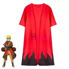 Anime uzumaki cosplay traje ninja adulto versão capa calças superiores saco de perna unisex jaqueta manto dia das bruxas natal presente de ano novo - comprar online