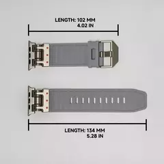 Pulseira de silicone para Apple Watch, Ultra 2, Correas Suaves, Apple iWatch Series 9, 8, 7, 6, 5, 4, Bracelete, 49mm, 45mm, 44mm, 42 milímetros - Wolf Magazine