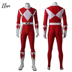 Vermelho Morpher Jason Cosplay Traje, Bodysuit, Cinto, Botas Outfit, Conjunto completo, Itens Individuais são vendidos, Tamanho personalizado
