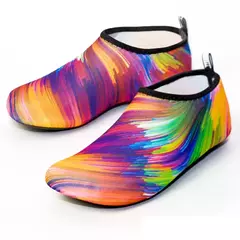 Sapatilhas antiderrapantes para água unissex, meias de mergulho, sandália de praia aquática de verão, sapato plano, chinelo marítimo para homens e mulheres - Wolf Magazine