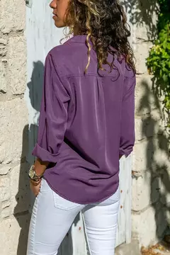 Blusas de tamanho grande soltas vintage de manga comprida feminina, camisa feminina casual, roupas femininas, monocromáticas, primavera, outono, moda