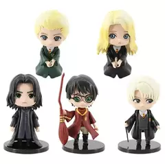 Padrões completos q posket harri potter dumbledore malfoy ron hermione snape hedwig pvc figura de vinil brinquedos boneca presente de natal brinquedo - Wolf Magazine