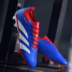 Botas de futebol unissex masculinas, chuteiras de futebol, partida de treino de alta qualidade, ultraleves, antiderrapantes, leves, ao ar livre, botas