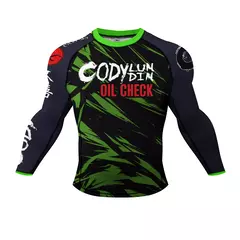 Manga comprida Surf Camisa com Silicone, Fitness Wear, Compressão Fitness Wear, Praia Swimwear, Proteção UV, Rash Guard, Novos Produtos de Natação - comprar online