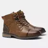 Botas de couro confortáveis masculinas, marca de moda, tamanho 7-13, AL606, 202