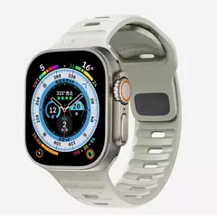 Pulseira de Silicone Macia para Pulseira Relógio Apple, Pulseira Ultra Esportiva, Pulseira iWatch Series 8, 7, 6, 5, 49mm, 44mm, 45mm, 42mm, 41mm, 42 milímetros, 38 milímetros - comprar online