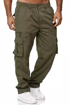 Calças de carga multi bolsos para homens, moletom casual, calças táticas militares, jogger baggy, tática na internet