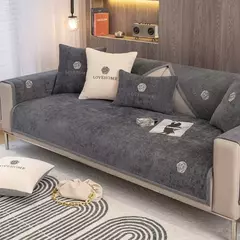 Capa de sofá chenille para sala de estar, combinação universal, estilo luxuoso acessível, toalha de sofá, quatro estações - comprar online