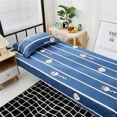 Lençóis modernos de algodão poliéster, Roupa de cama, Colcha para cama de solteiro, Tecido caseiro, 120x210cm, 1pc - loja online