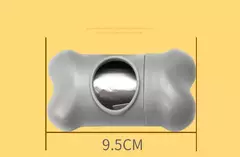 Saco de bidê para animais de estimação, saco de banheiro para cães, suprimentos de limpeza para animais de estimação, tipo osso, recipiente de lixo para animais de estimação, coletor de banheiro