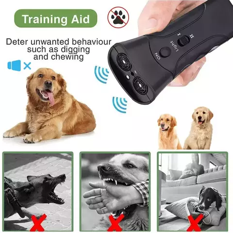 Ultrasonic Anti-Bark Dispositivo para Cães, Barking Control, Stop Repeller, Trainer Tool for Pets, Suprimentos de Treinamento