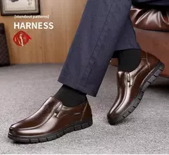 Sapatos casuais de couro genuíno para homens plataforma plana sapatos de caminhada ao ar livre mocassins tênis respiráveis sapatos feitos à mão na internet