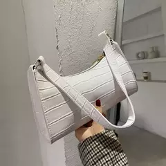 Retro Jacaré Padrão Bolsas De Couro PU para Senhoras, Bolsa Pequena Feminina, - comprar online