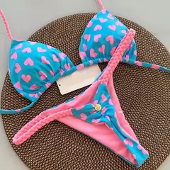 Imagem do Mulheres biquíni dividido fio-dental, moda praia, moda natalícia, novo