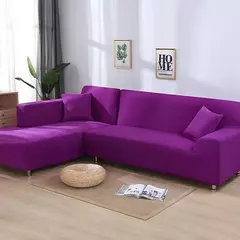 Monocromático Elastic Capas Sofá para Sala, L Shaped Canto Sofá Capa, Protetor de Cadeira Slipcover, 1, 2, 3, 4 Lugares